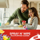 Ajax Spray N Wipe Multipurpose Cleaning Spray Antibacterial Lavender Citrus
