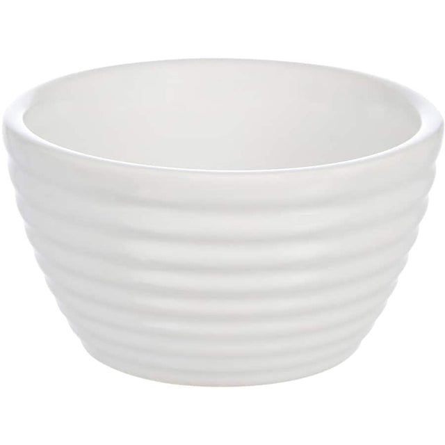 Ceramic Food Guru Ramekin 7cm, perfect for baking and serving individual portions like soufflés and crèmes brûlées.