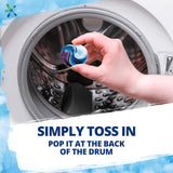 Persil Laundry Capsules 3 in 1 Sensitive, fragrance-free, dermatologically tested for gentle and effective stain removal.