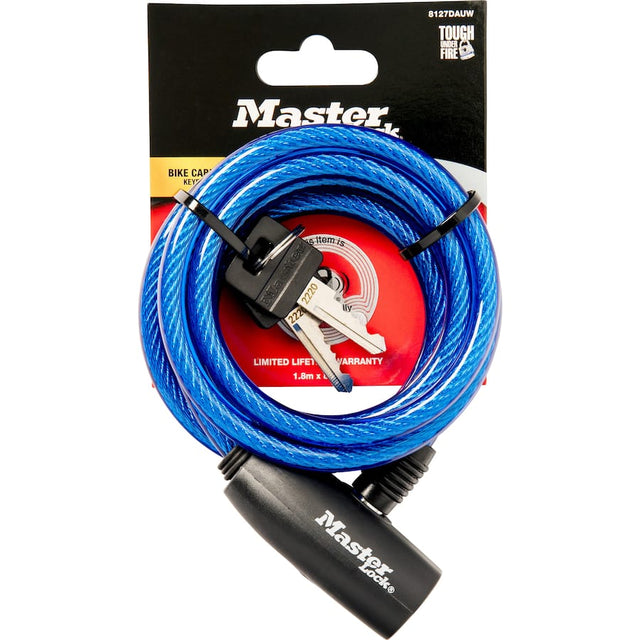 Heavy-duty Master Lock Fortress Bike Lock, made from hardened steel with weather resistance for ultimate bicycle security.