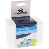 Homeliving Eraser Sponge duo for effective stain removal on washable surfaces with just water, safe for kids and pets.