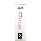 Clio Fashion Women's Underwear Midi Brief Assorted 14-16 3pack