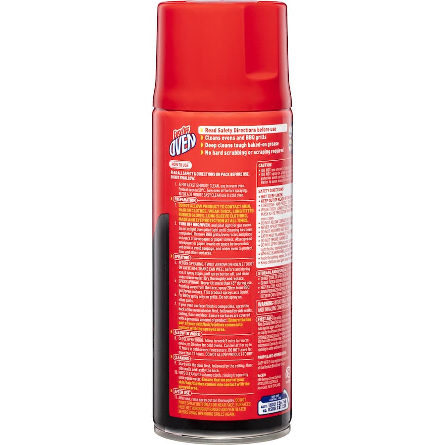 Easy Off Bam Oven & Bbq Cleaning Spray Heavy Duty Spray can 325g