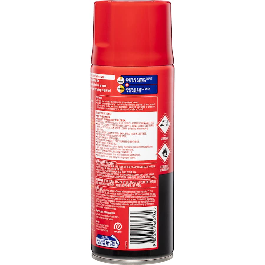 Easy Off Bam Oven & Bbq Cleaning Spray Heavy Duty Spray can 325g