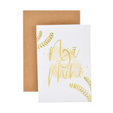 Nga Mihi Greeting Card: Elegant card for heartfelt messages, perfect for birthdays and special occasions.