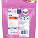Surf Laundry Capsules Tropical in eco-friendly packaging, delivering powerful clean and vibrant floral-fruity scent for all washes.