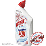Harpic White & Shine Toilet Cleaner, bleach gel with powerful 5x action for sparkling clean and fresh toilets.