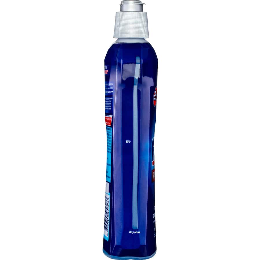 Finish Dishwasher Rinse Aid Regular bottle, designed for drier, shinier dishes and to eliminate water spots and residue.