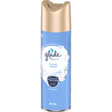 Glade Air Freshener Spray in Clean Linen, offering a laundry-fresh scent for a welcoming atmosphere in any room.