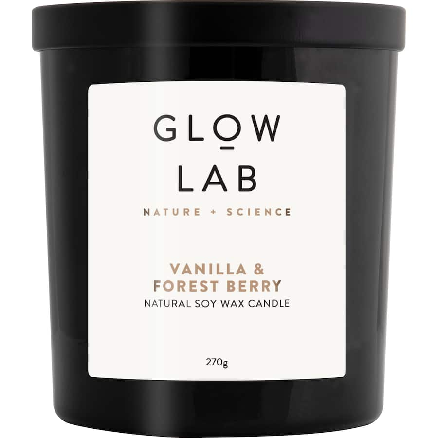 Glow Lab Scented Candle Vanilla & Forest Berry 270g