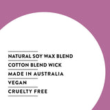Glow Lab Scented Candle Vanilla & Forest Berry 270g