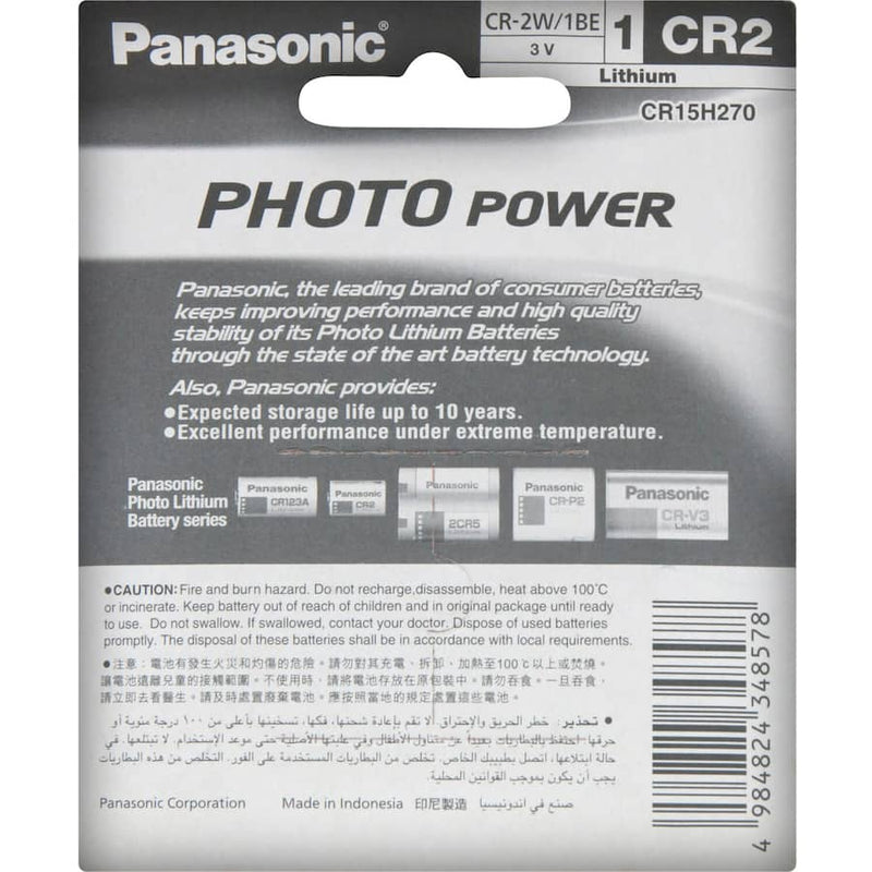 Panasonic Camera Battery Cr2 3v