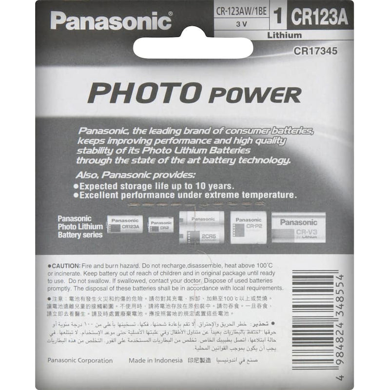 Panasonic Camera Battery Cr123a