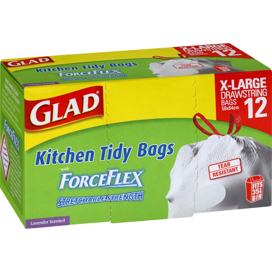 Glad Bin Liners Drawstring X-large 12pack