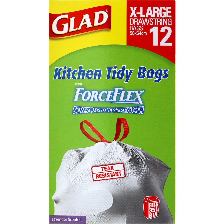 Glad Bin Liners Drawstring X-large 12pack