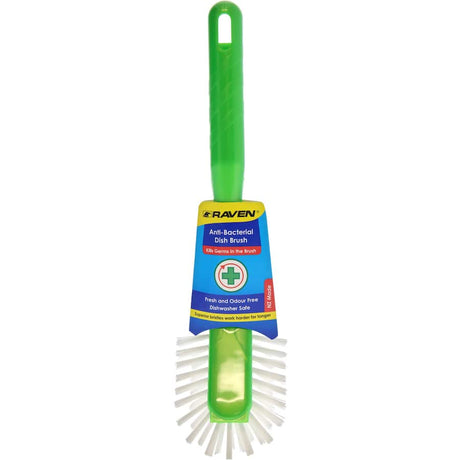 Anti-bacterial Raven Dish Brush with durable bristles for effortless and hygienic dish cleaning in your kitchen.
