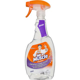 Mr Muscle Shower Cleaner Trigger bottle showcasing its powerful, no-scrub formula for effortless shower cleaning.