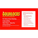Goldilocks Non Rusting Scourer Twin Pack, durable brass pads for versatile cleaning and creative household uses.