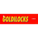Goldilocks Multipurpose Scourer twin pack, durable brass, non-rusting, for tough cleaning and versatile household tasks.