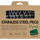 Durable stainless steel clothes pegs for secure, rust-resistant, and eco-friendly laundry drying indoors and outdoors.