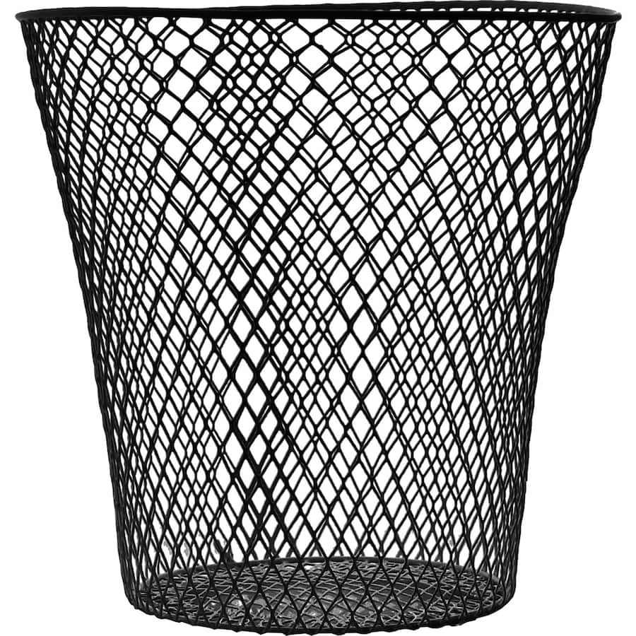Stylish metal wire kitchen bin offering ventilation, lightweight design, and eco-friendly waste management for indoor and outdoor use.
