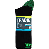 Comfortable cotton crew socks for men, featuring reinforced heels, moisture-wicking fabric, and cushioned soles for durability.