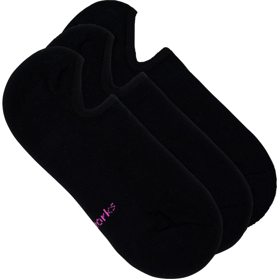 No-show cushioned socks for women, size 5-10, offering comfort, support, and a secure fit for all-day wear.