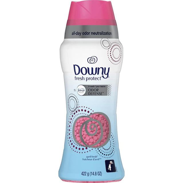 Downy Laundry Fragrance Booster April Fresh, scent beads enhance laundry with long-lasting, vibrant freshness for all fabrics.