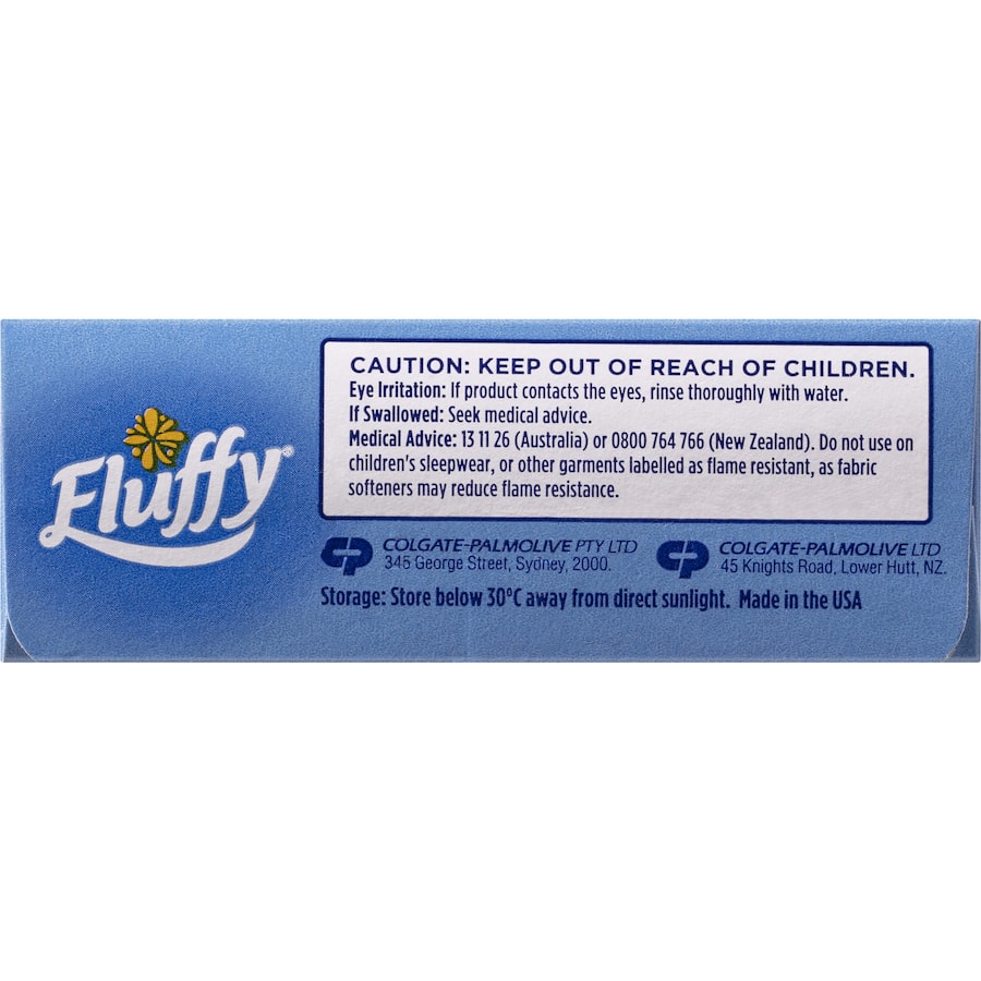 Fluffy Dryer Sheets in Field Flowers scent, 40 sheets, soften fabrics, reduce static, and freshen laundry and spaces.