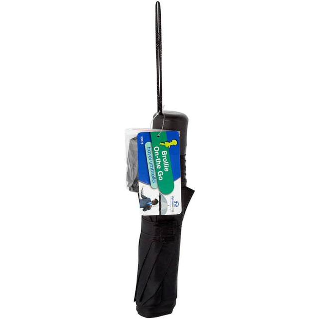 Lightweight and portable Homeliving Compact Travel Umbrella, available in blue, black, and red for reliable rain protection.