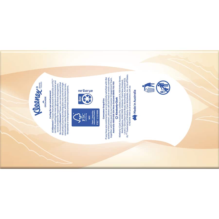 Kleenex Extra Care Tissues Aloe Vera Box 140pack
