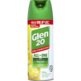 Glen 20 Disinfectant Spray Citrus Breeze: Powerful spray kills 99.9% of germs, fresh Citrus scent, perfect for any surface.