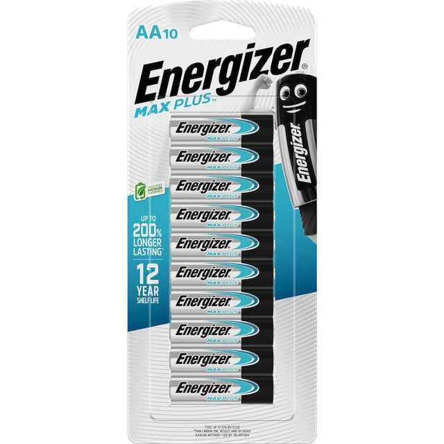 Energizer Max Plus AA Battery, reliable power source for electronics and gadgets, designed for long-lasting performance.