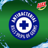 Ajax Spray N Wipe Bathroom Cleaner in a 500mL bottle, effective antibacterial spray for soap scum removal and germ elimination.
