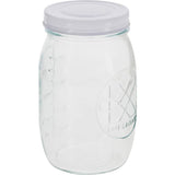 Kates Kitchen Embossed Preserving Jar  Each 1L