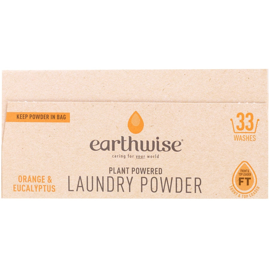 Earthwise Laundry Powder Orange & Eucalyptus 1kg