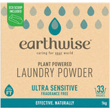 Earthwise Laundry Powder Ultra Sensitive Fragrance Free 1kg