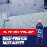 Domestos Multipurpose Bleach Regular, a powerful disinfectant that kills 99.9% of germs and removes mould and odours.