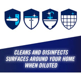 Domestos Multipurpose Bleach Regular bottle, designed for powerful cleaning and disinfecting of surfaces, killing 99.9% of germs.