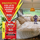 Mortein Kill & Protect Crawling Insect Bomb, designed for effective elimination of fleas, cockroaches, and other pests.