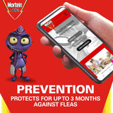Mortein Crawling Insect Bomb effectively eliminates pests like fleas and cockroaches with a 3-month protection formula.