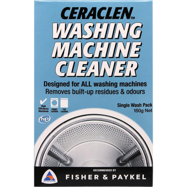 Ceraclen Washing Machine Cleaner effectively eliminates odors, mold, and residue, ensuring a fresh and efficient laundry experience.