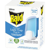 Plug-in insect trap designed to capture flying pests with UV light; safe, chemical-free solution for indoor use.