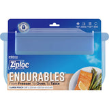 Large Ziploc Endurables reusable pouch for eco-friendly food storage, ideal for meal prep, travel, and organizing.