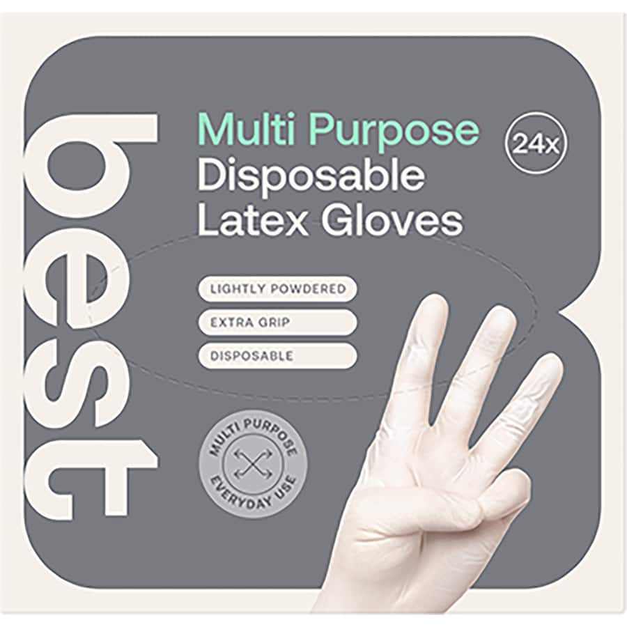 Premium multi-purpose latex gloves offering flexibility, comfort, and reliable protection for kitchen, gardening, and medical tasks.