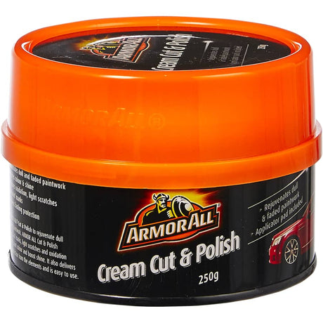 High-gloss Armor All Car Polish for restoring and protecting vehicle exteriors, cutting through oxidation and swirl marks.
