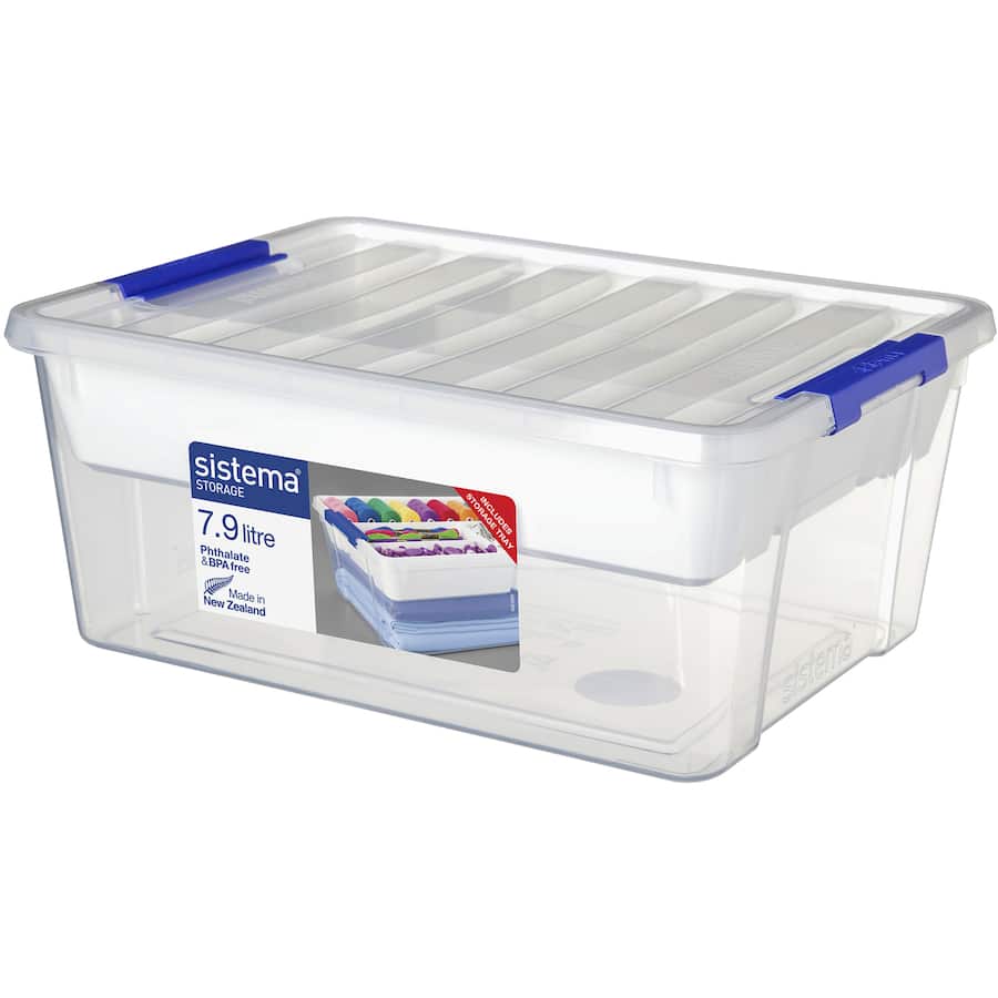 Sistema Storage Box With Tray 7.91L