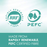 Paseo Luxury Toilet Paper 24pk features 3-ply softness, 180 sheets per roll, eco-friendly, and PEFC certified for sustainable comfort.