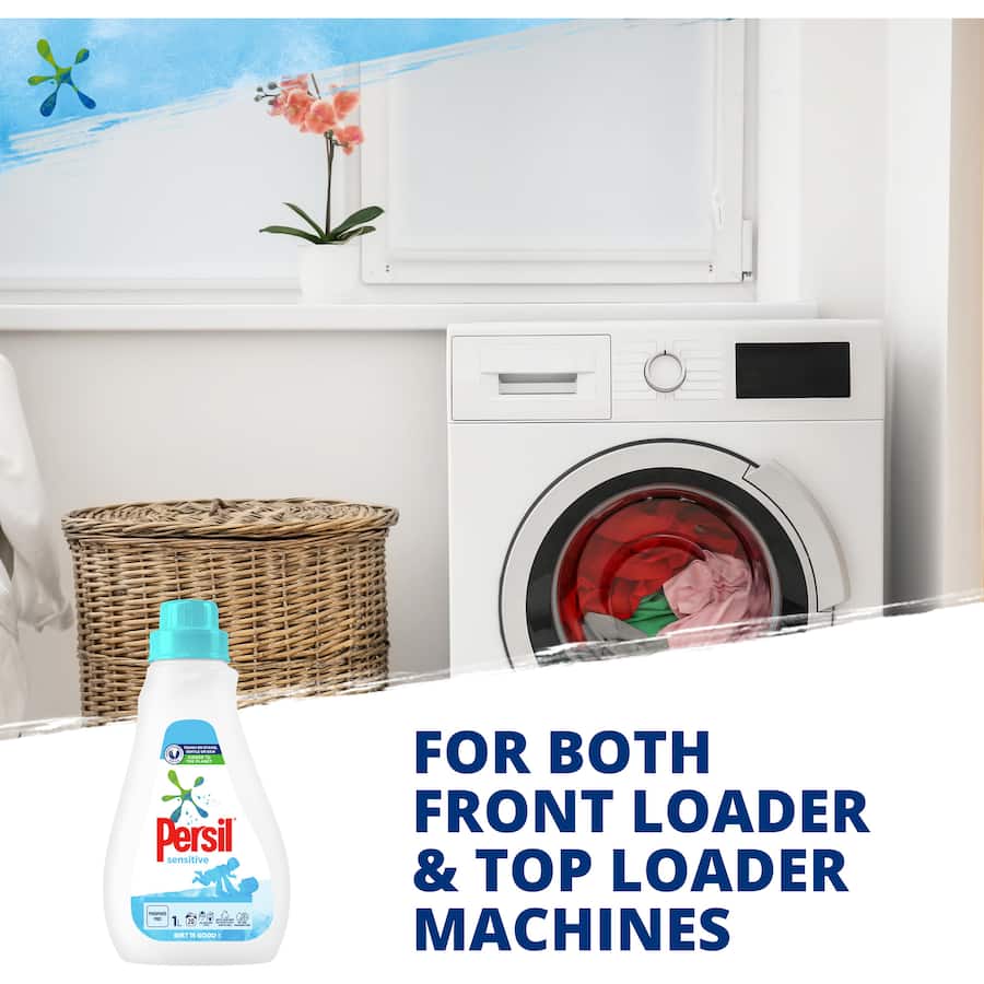 Persil Front & Top Loader Laundry Liquid Sensitive 1L