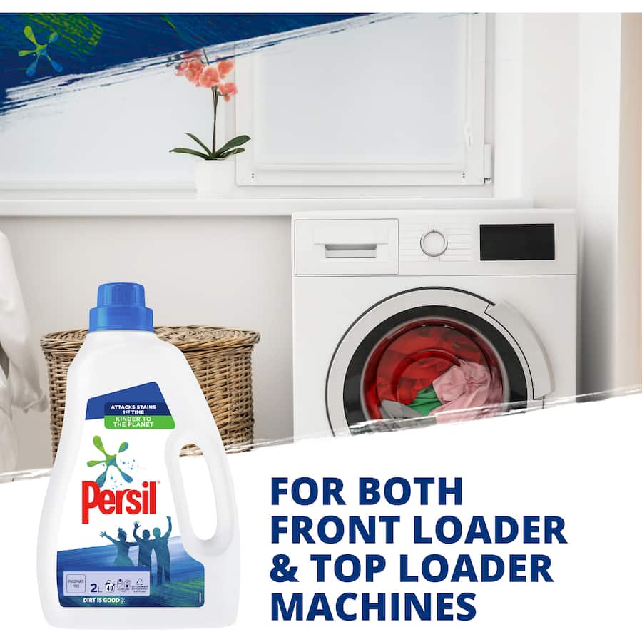 Persil Front & Top Loader Laundry Liquid Active Clean 2L